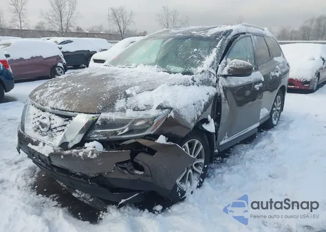 2015 Nissan Pathfinder Sl from USA, damaged, VIN 5N1AR2MM7FC689718
